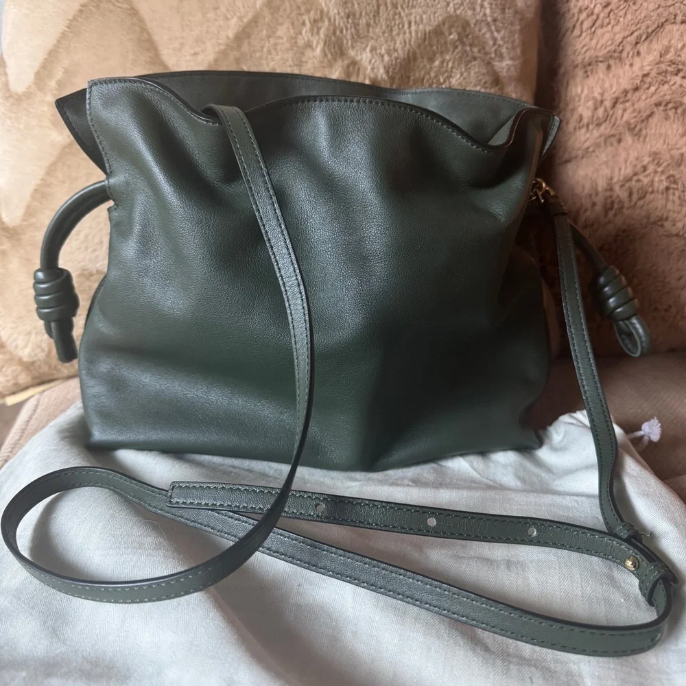 SOLD Loewe Flamenco, Green/ Vintage Khaki - Picture 1 of 14